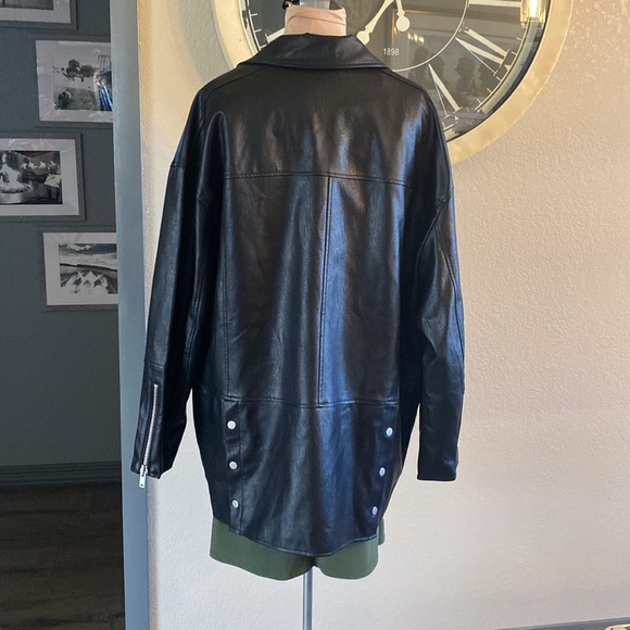 Anthropology Faux Leather Jacket - Picture 6 of 6